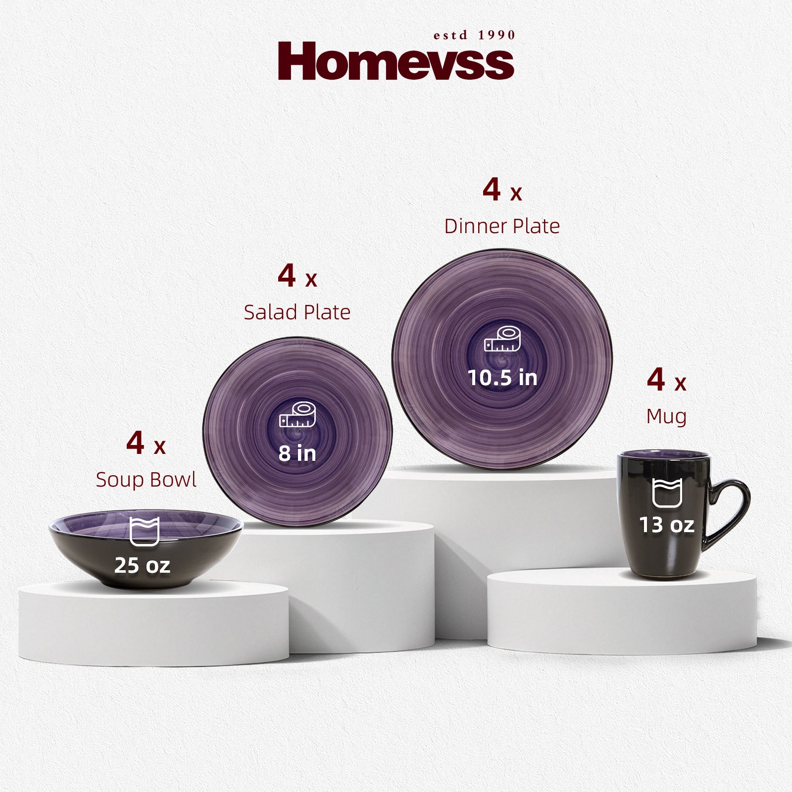 Sonoma Hand-Painted Dinnerware Set | Colorful Dish Sets | HomeVSS