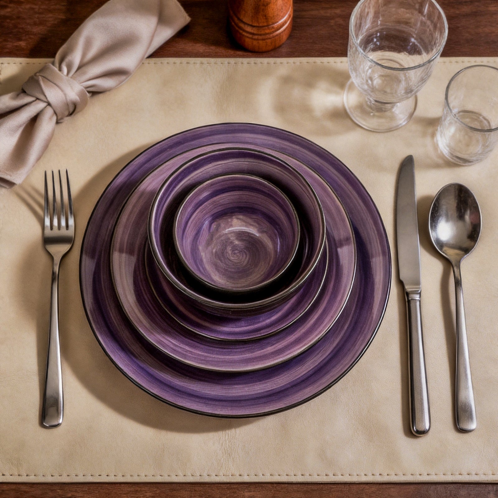 Sonoma Hand-painted Stoneware Dinnerware Set