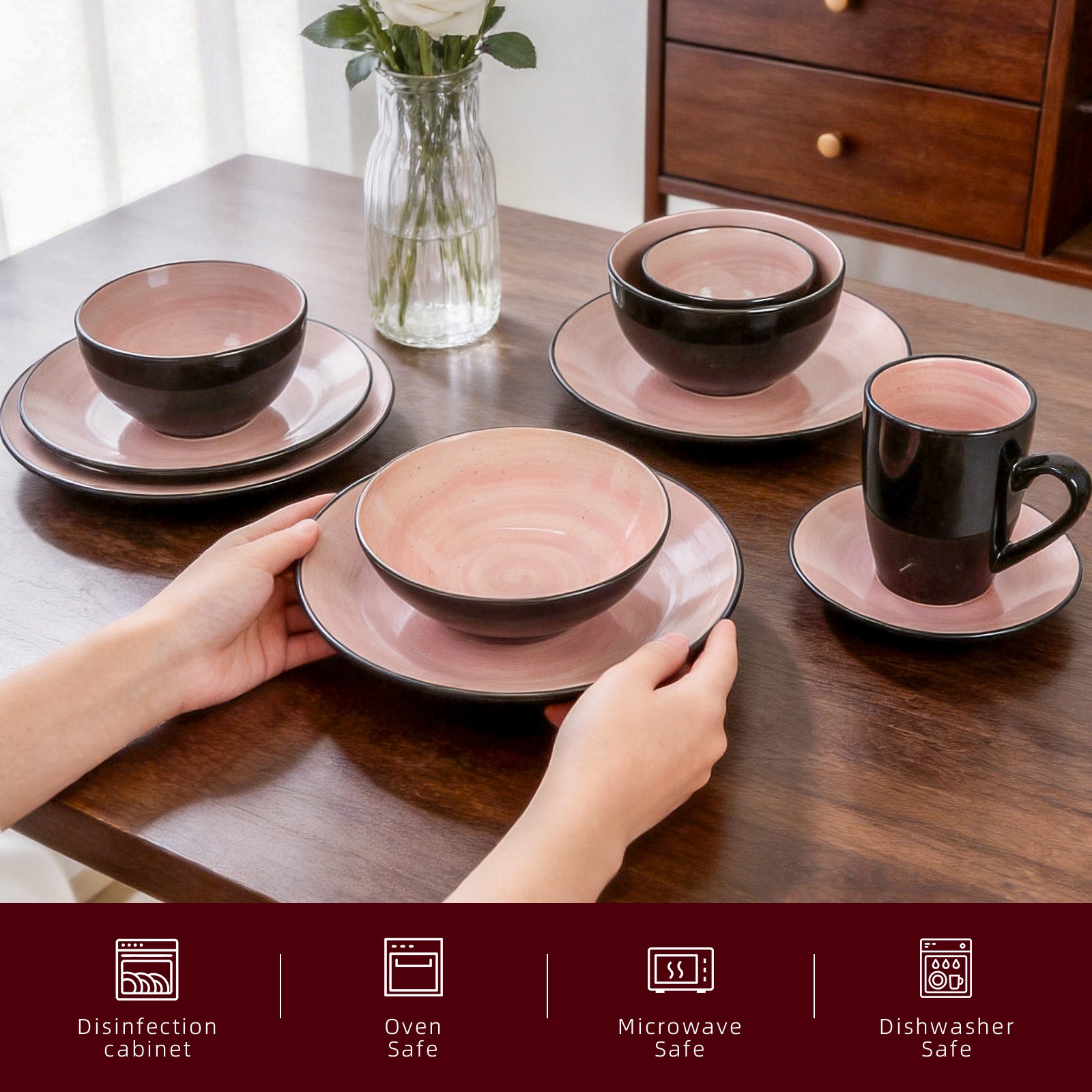 Sonoma Hand-painted Stoneware Dinnerware Set