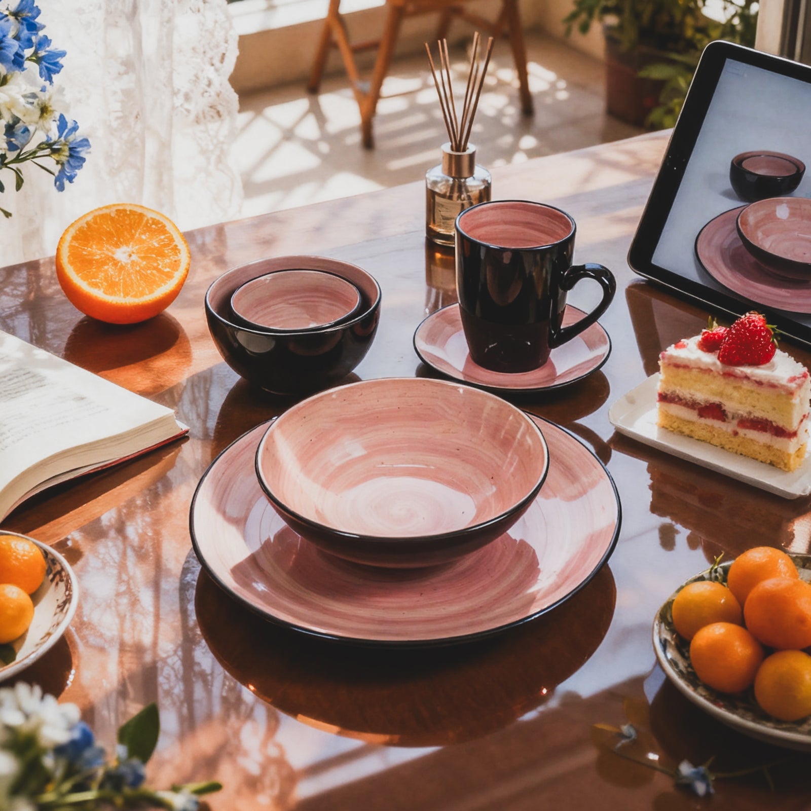 Sonoma Hand-painted Stoneware Dinnerware Set