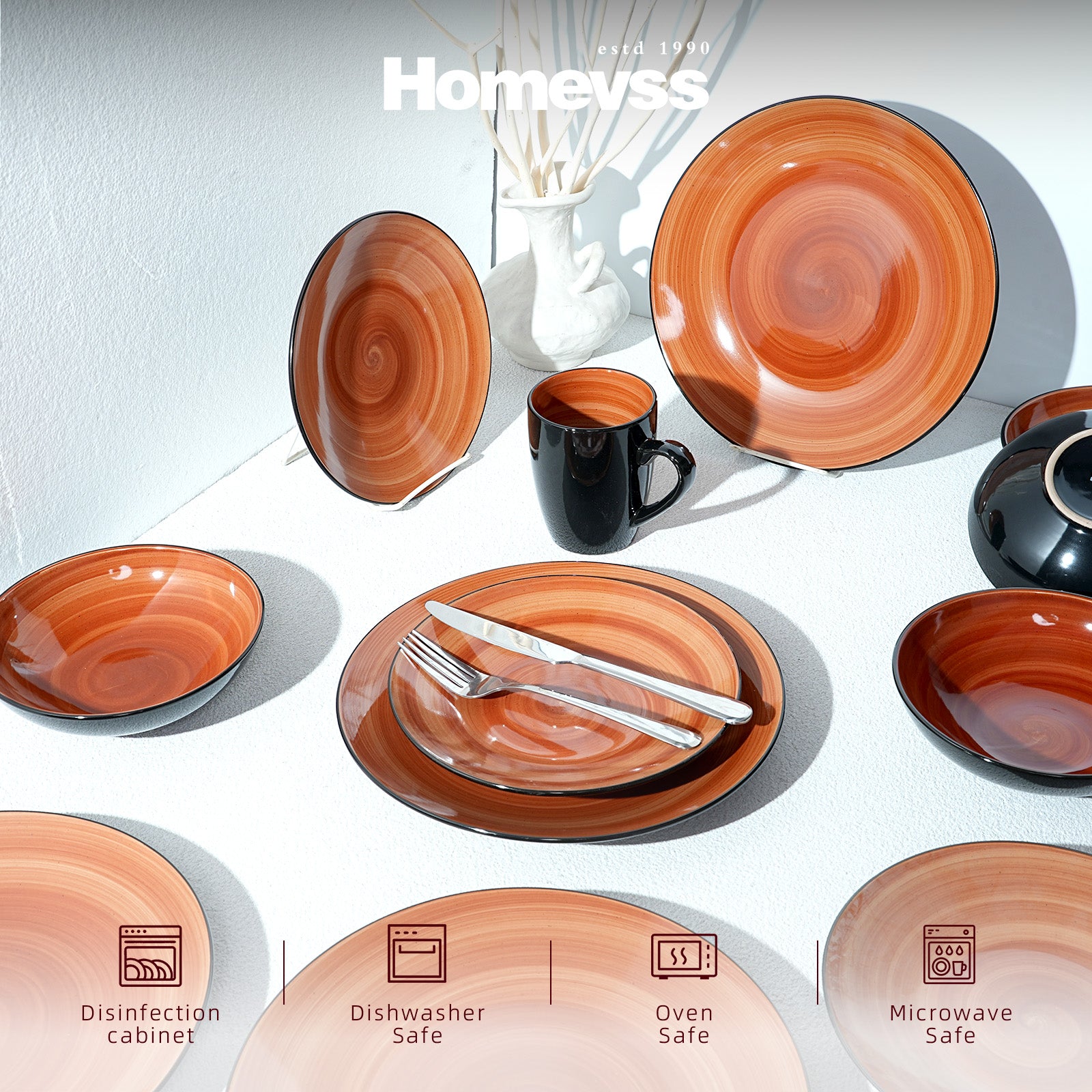 Sonoma Hand-painted Stoneware Dinnerware Set